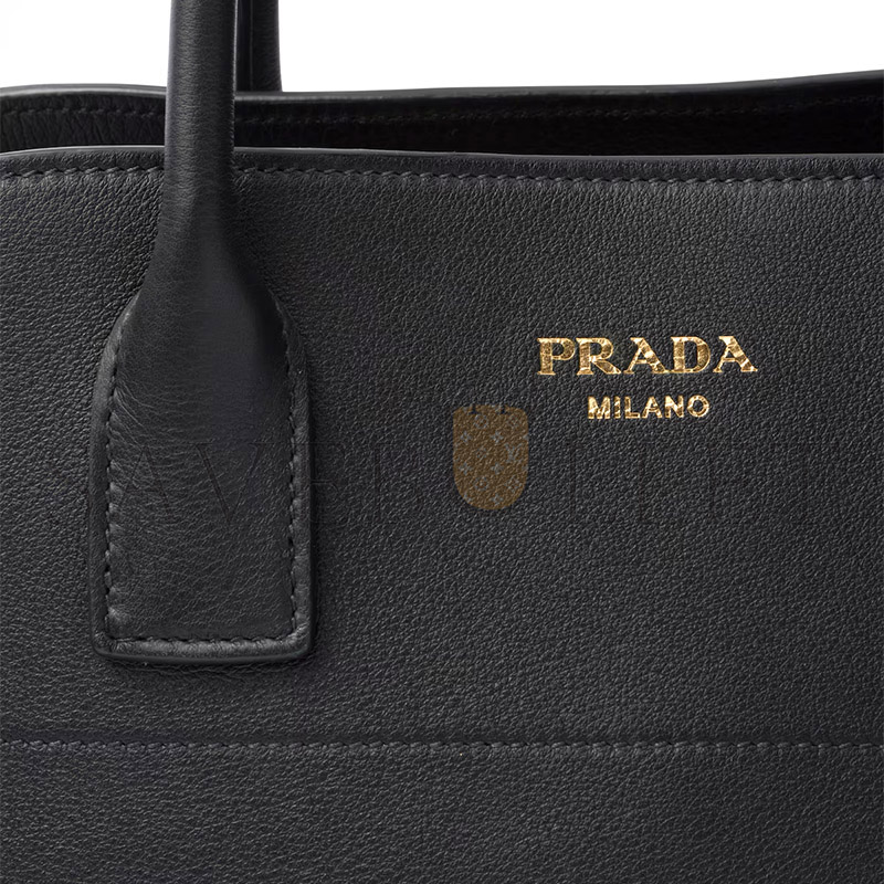 PRADA LARGE LEATHER TOTE BAG WITH BUCKLES 1BG508 (40*29*20cm)